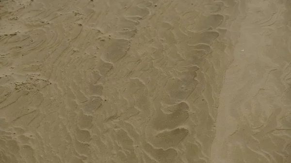 Areia Junto Rio Contexto Desfocado Modelo Para Design — Fotografia de Stock