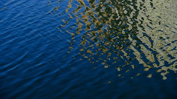 Superficie Del Agua Reflexión Agua Fondo Para Diseño Río — Foto de Stock