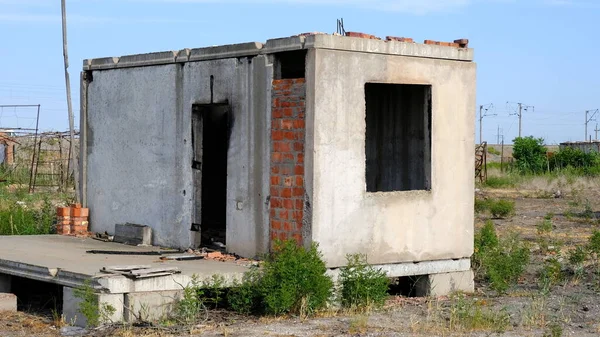 Casas Abandonadas Parcelas Pessoais Rússia — Fotografia de Stock