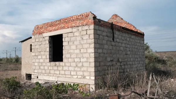 Casas Abandonadas Parcelas Pessoais Rússia — Fotografia de Stock