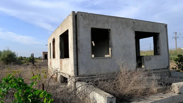 Casas Abandonadas Parcelas Pessoais Rússia — Fotografia de Stock
