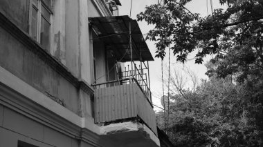 Rusya şehirlerindeki evin dış görünüşünün unsurları ve ayrıntıları