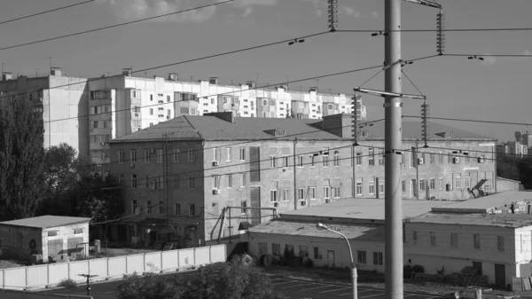Prvky Detaily Fasády Budov Rusku — Stock fotografie