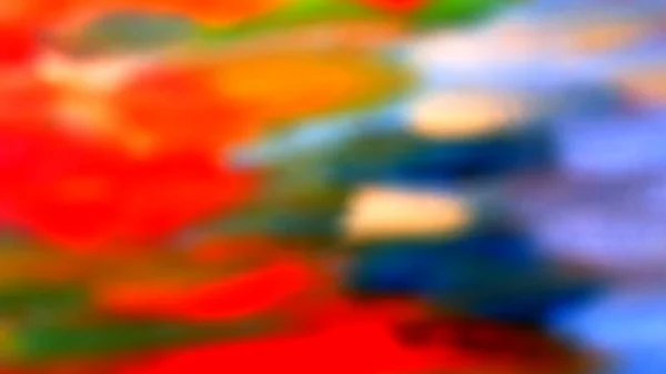 Multi-colored spots and lines. Blurred defocused background.
