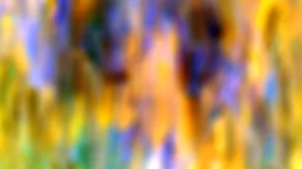 Multi-colored spots and lines. Blurred defocused background.