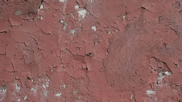 Crack Nella Superficie Intonacata Del Muro Dell Edificio Immagine Sfondo — Foto Stock