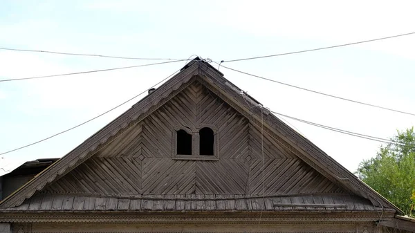 Details Und Elemente Der Fassade Des Gebäudes — Stockfoto