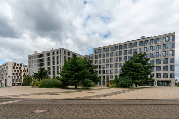 Elisabeth-Schwarzhaupt-Platz, Berlín, Německo - červenec 07, 2019: f — Stock fotografie