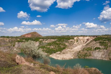 Terk Edilmiş Krasnogorskaya maden Chelyabinsk kömür havzası, Rusya