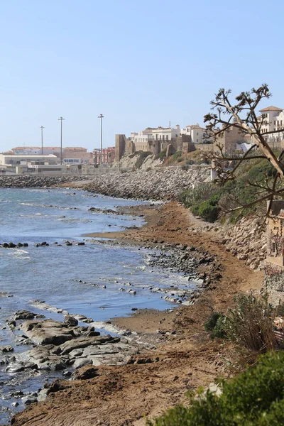 Tarifa Und Die Geraden Von Gibraltar — Stockfoto