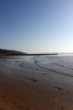 Düşük Tide River Elbe