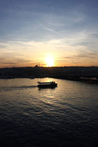 Sundown Bosporus Istanbul — Stock Photo, Image