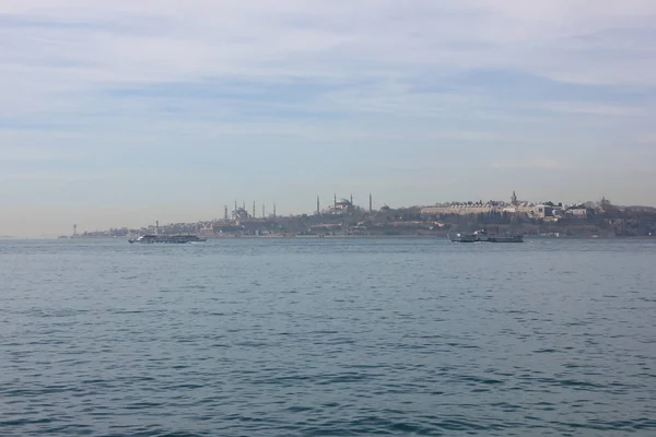 Κωνσταντινούπολη Και Θάλασσα Του Μαρμαρά — Φωτογραφία Αρχείου