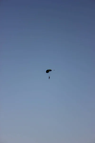 Parachuting Playa Del Ingles — Zdjęcie stockowe