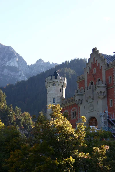 Vista Castle Neuschwanstein — Fotografia de Stock