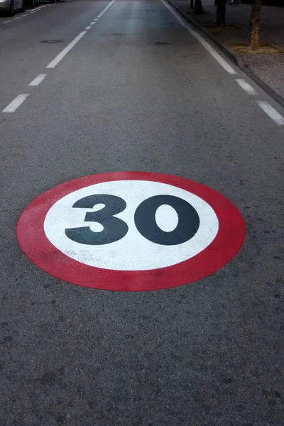 Road Sign Italian Street Royalty Free Stock Photos