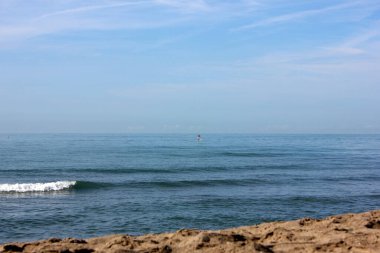 Ayağa kalk Paddler Forte dei Marmi, İtalya, Toskana