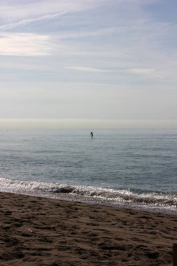 Ayağa kalk Paddler Forte dei Marmi, İtalya, Toskana