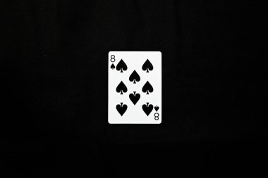 Tam Poker Kartları - Maça Sekizlisi