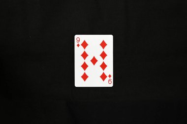 Tam Poker Kartları - Karo Dokuzlu