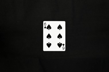 Poker kartlarının tamamı - Maça altılısı