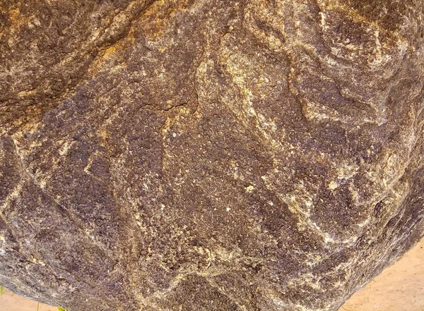 Bruine steen textuur op het strand zomer — Stockfoto
