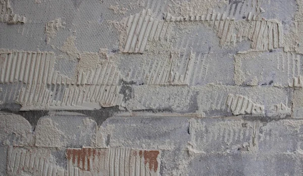 Стара Плитка Клей Або Цемент Зламана Настінна Плитка Стіна Плитки — стокове фото
