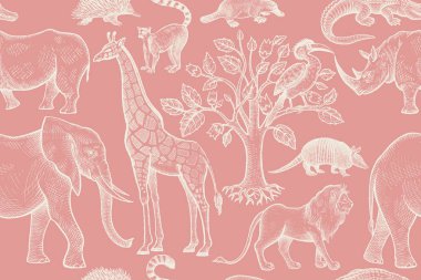 hayvanlar ile Seamless Modeli.