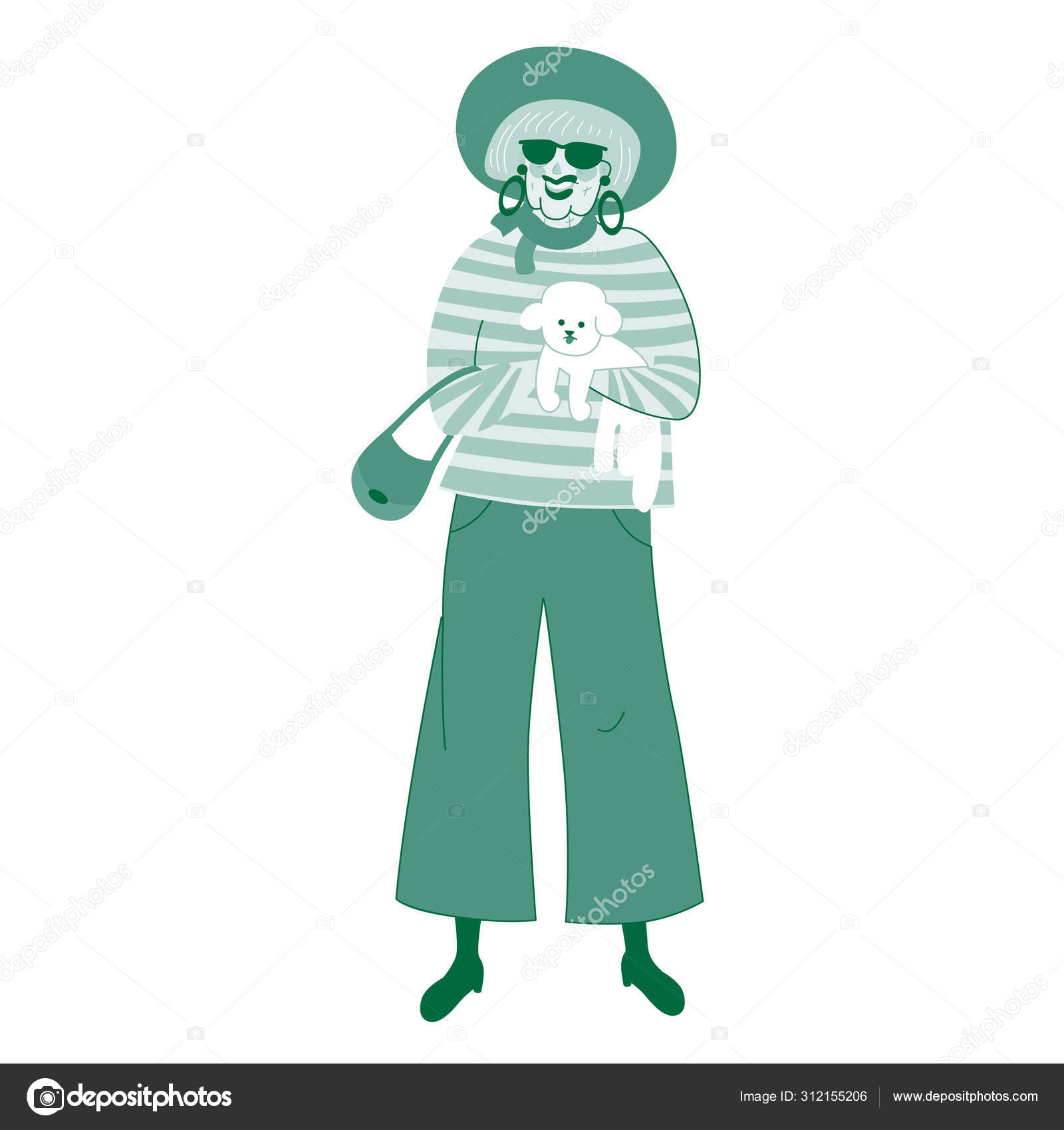Fashionable stylish old woman. Female cartoon character. Beautif Stock Vector Image by ©sasha-kasha #312155206 Fashionable stylish old woman. Female cartoon character. Beautif Stock Vector Image by ©sasha-kasha #312155206