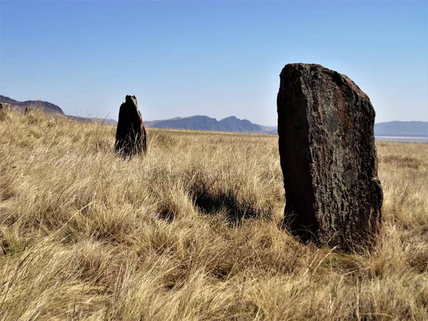 Menhirler... Hakassia.Güney Sibirya.