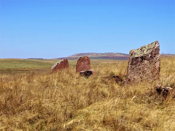Menhirler... Hakassia.Güney Sibirya.