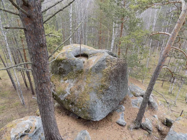 June Stone Park Khakassia Rusia — Foto de Stock