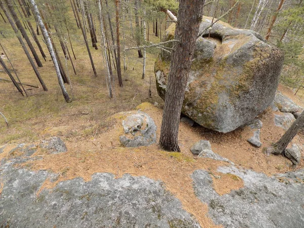 June Stone Park Khakassia Rusia — Foto de Stock