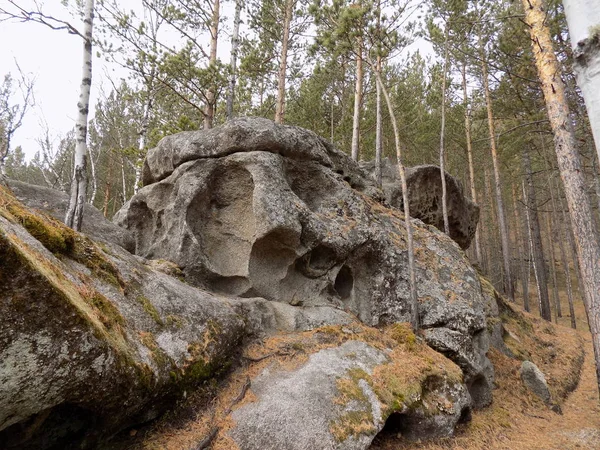 June Stone Park Khakassia Rusia — Foto de Stock