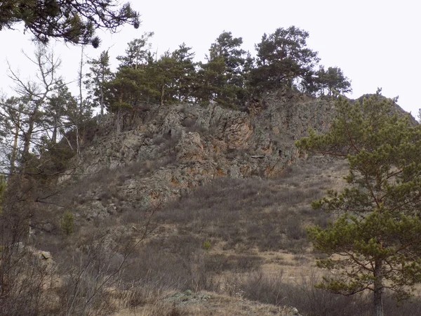 Jus Stone Park Khakassia Rusland — Stockfoto