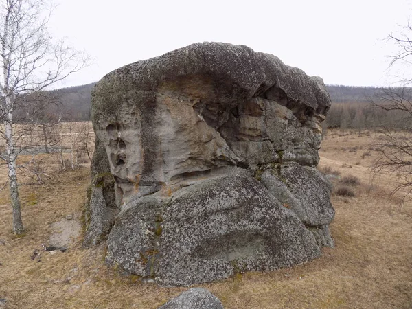 Jus Stone Park Khakassia Rusia —  Fotos de Stock