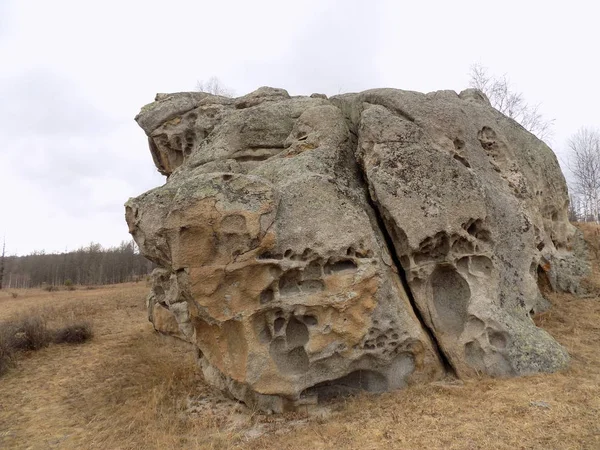 Jus Stone Park Khakassia Rusia — Foto de Stock