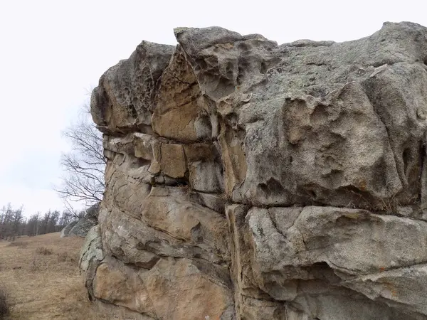 Jus Stone Park Khakassia Russland — Stockfoto