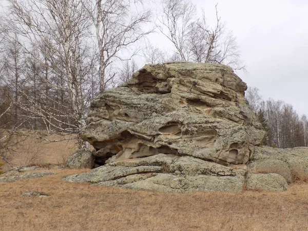 Jus Stone Park Khakassia Rusia —  Fotos de Stock