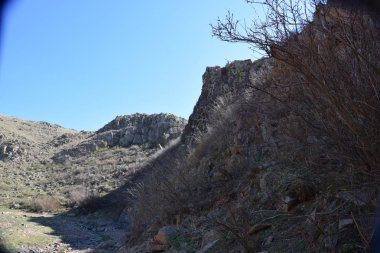 Uybat nehri yakınlarında. Hakassia.