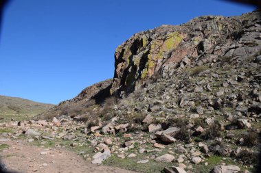 Uybat nehri yakınlarında. Hakassia.