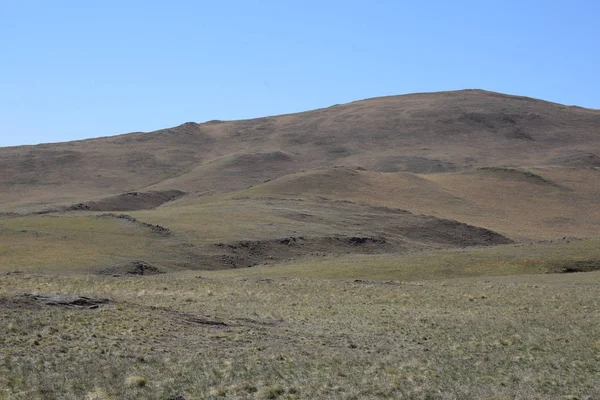 Près Rivière Uybat Khakassia — Photo