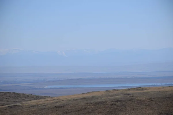 Près Rivière Uybat Khakassia — Photo