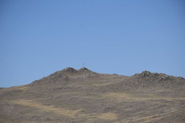 Uybat nehri yakınlarında. Hakassia.