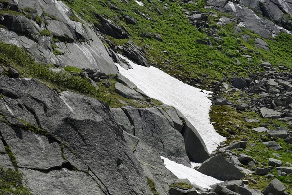 Saans Ergaki Ridge Hanging Stone Artists Pass Mountain Landscape 남부시 — 스톡 사진