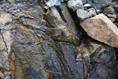 Sayans, Borus Ridge. Dağ manzarası..