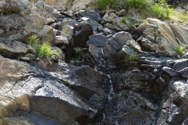 Sayans, Borus Ridge. Dağ manzarası..