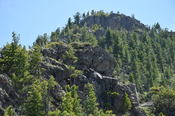 Sayanie Borus Ridge Mountain Krajobraz — Zdjęcie stockowe