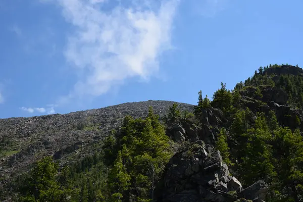 Sayans Borus Ridge Paisaje Montaña — Foto de Stock