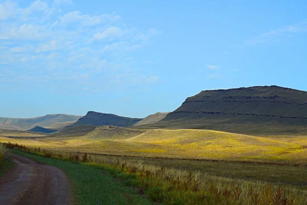 Оглахти Mount Landscape Khakassia Southern Сибір — стокове фото